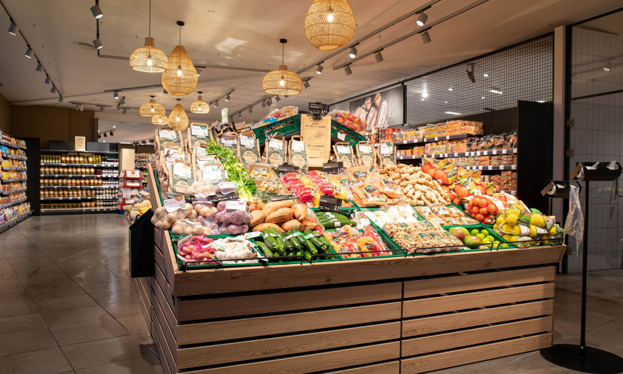 Gemüseabteilung im Kempermarkt