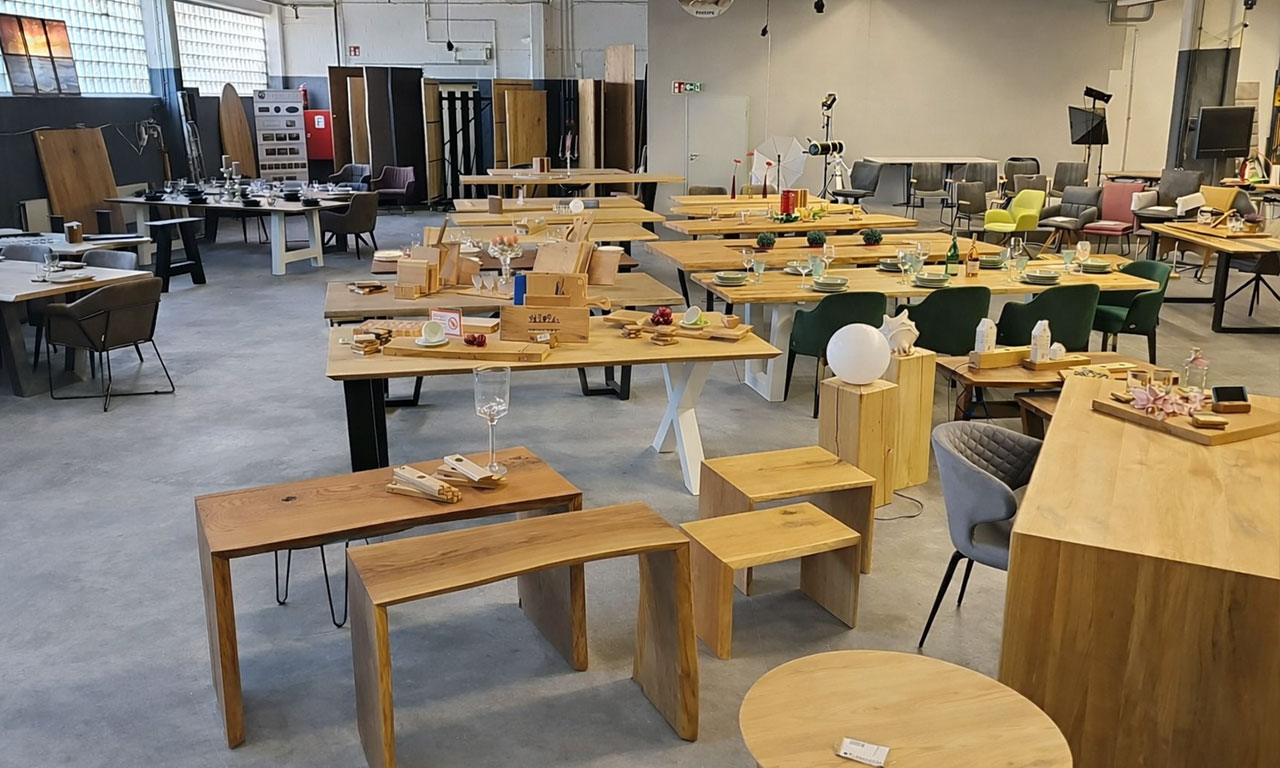 Tische in der Kreativholzwelt