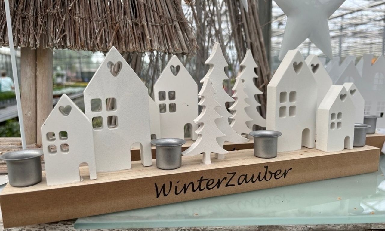 Weihnachtsdeko in der Gärtnerei Schulze Eckel