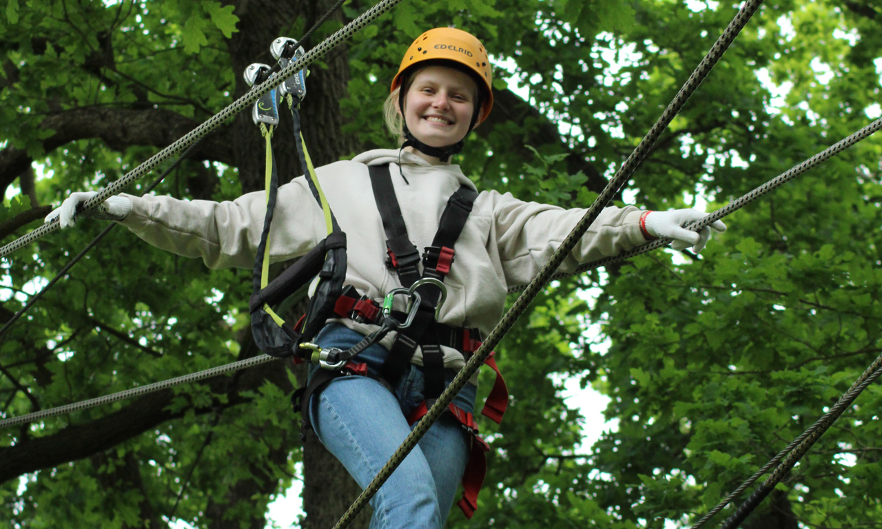 gutscheinbox schattenspringer - sea tree kind im hochseilgarten
