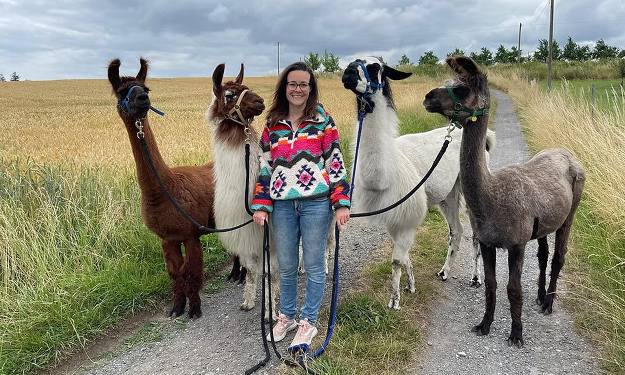 Gutschein: Linda's Lamas Lindas Lamas - Gruppenbild