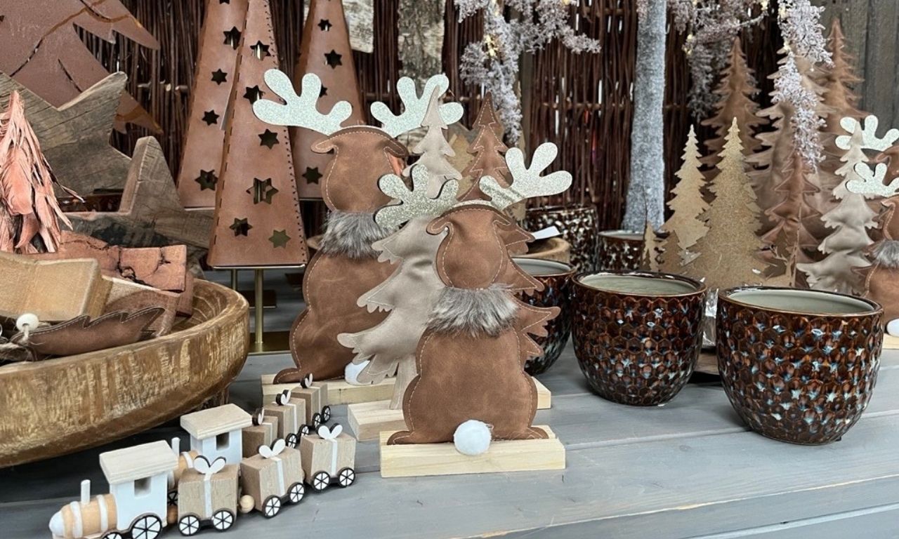 Weihnachtsdeko in der Gärtnerei Schulze Eckel