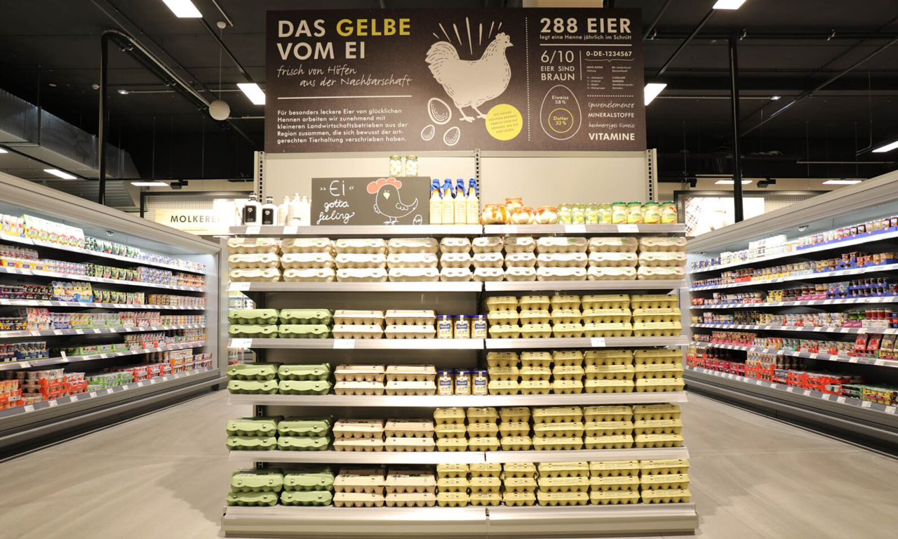 Eier im Kempermarkt