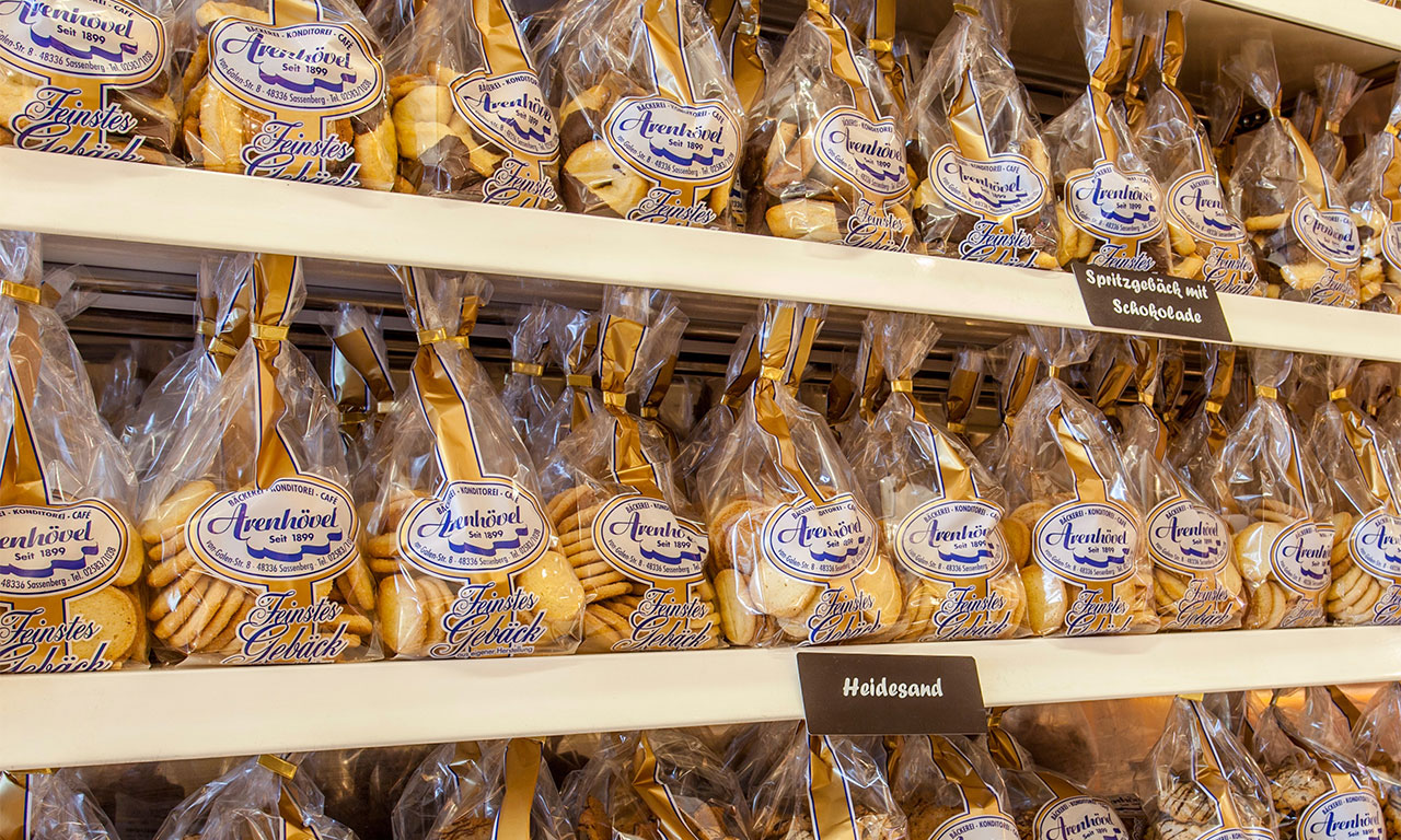 Plätzchen der Bäckerei und Konditorei Arenhövel