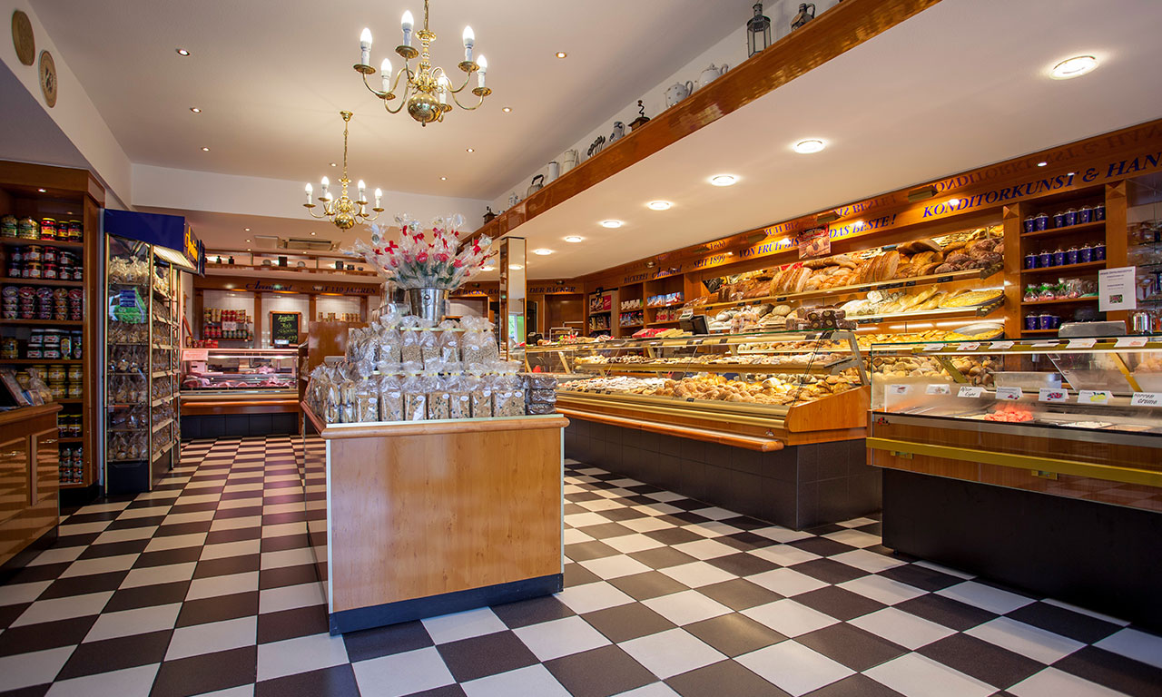 Verkaufsraum in der Bäckerei & Konditorei Arenhövel