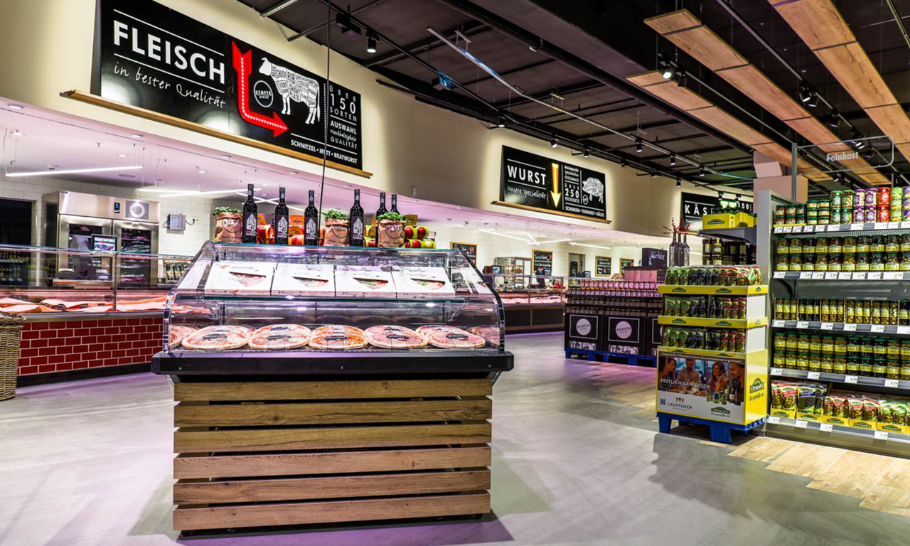 Fleischabteilung im Kempermarkt