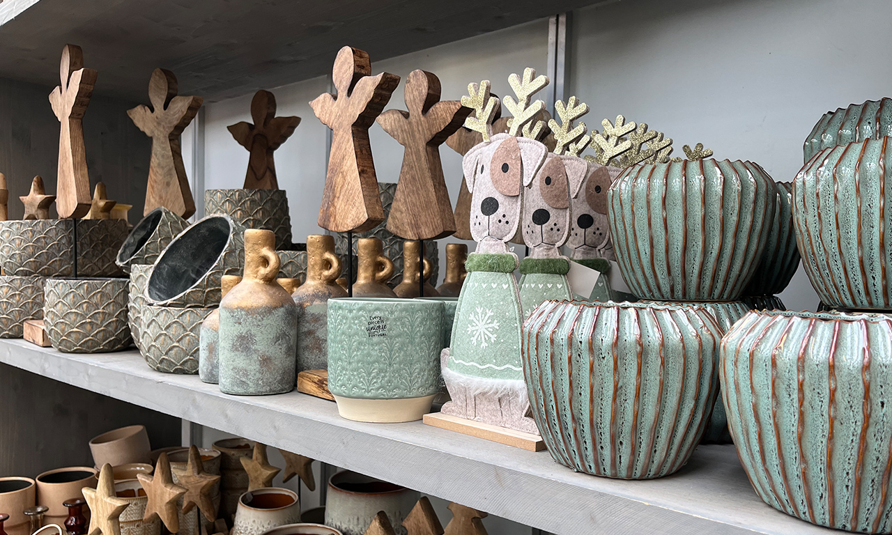 Weihnachtsdeko der Gärtnerei Schulze Eckel