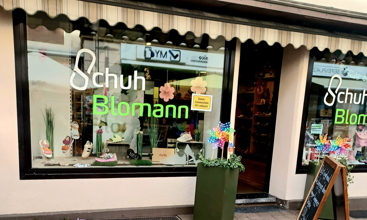 Filiale von Schuh Blomann
